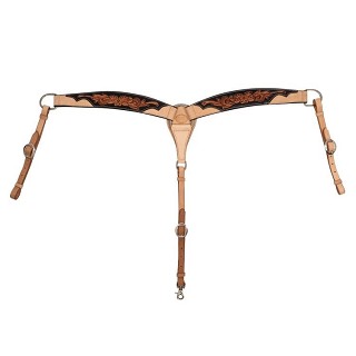 PETTORALE WESTERN LAVORAZIONE DARK FLORAL