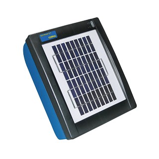 Elettrificatore a pannello solare con batteria interna in gel