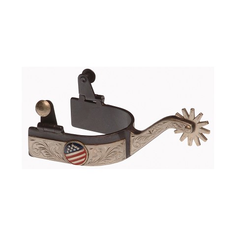 Speroni Western in ferro brunito decorato U.S.A. FLAG